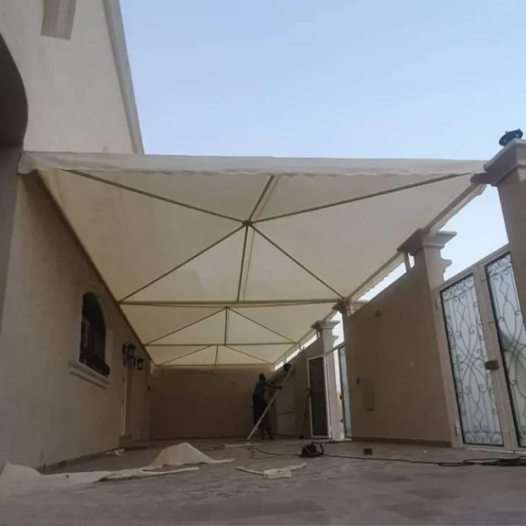 مظلات BVC بالرياض وأحياء الرياض | تركيب مظلات بأفضل التصاميم