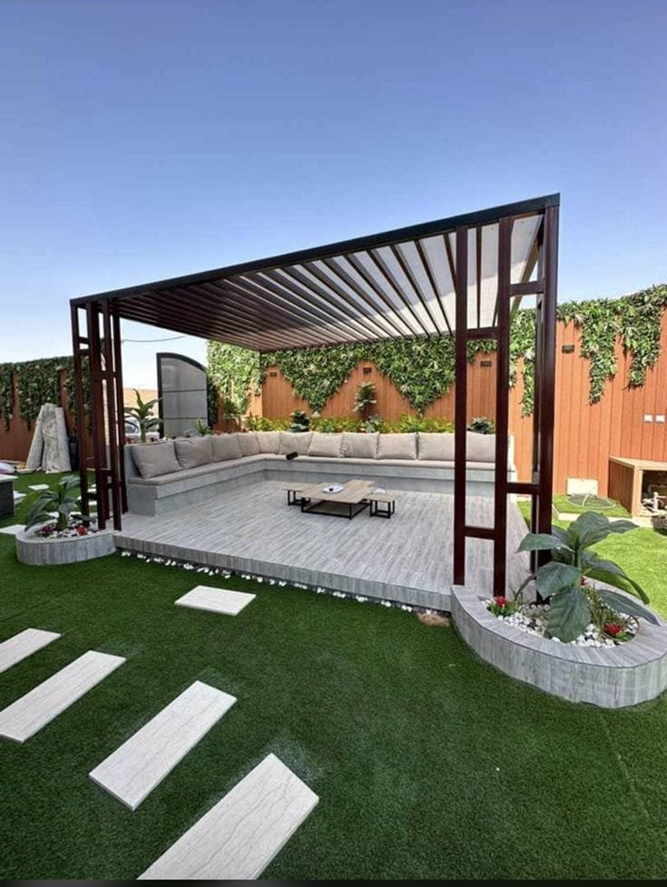 جلسات أسطح عصرية شمال الرياض | تصاميم مودرن للفلل والمنازل